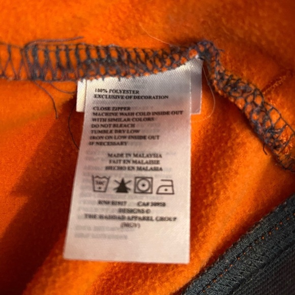 Nike kids grey  and orange track suit in‎ size 12M - Picture 5 of 8